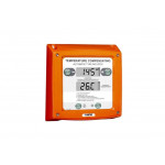 WALL GAUGE AIRTEC XTC TEMP COMPENSATE 1/2 ORANGE
